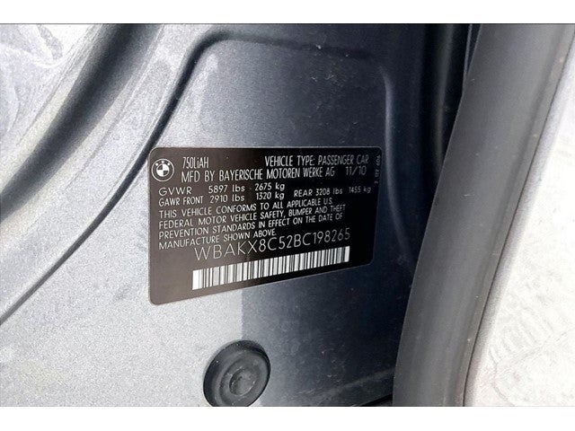 2011 BMW 7 Series ActiveHybrid 750Li
