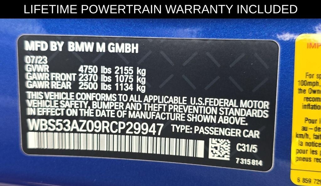 2024 BMW M4 Base
