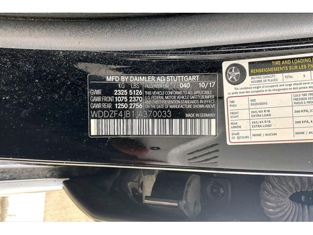 2018 Mercedes-Benz E-Class E 300