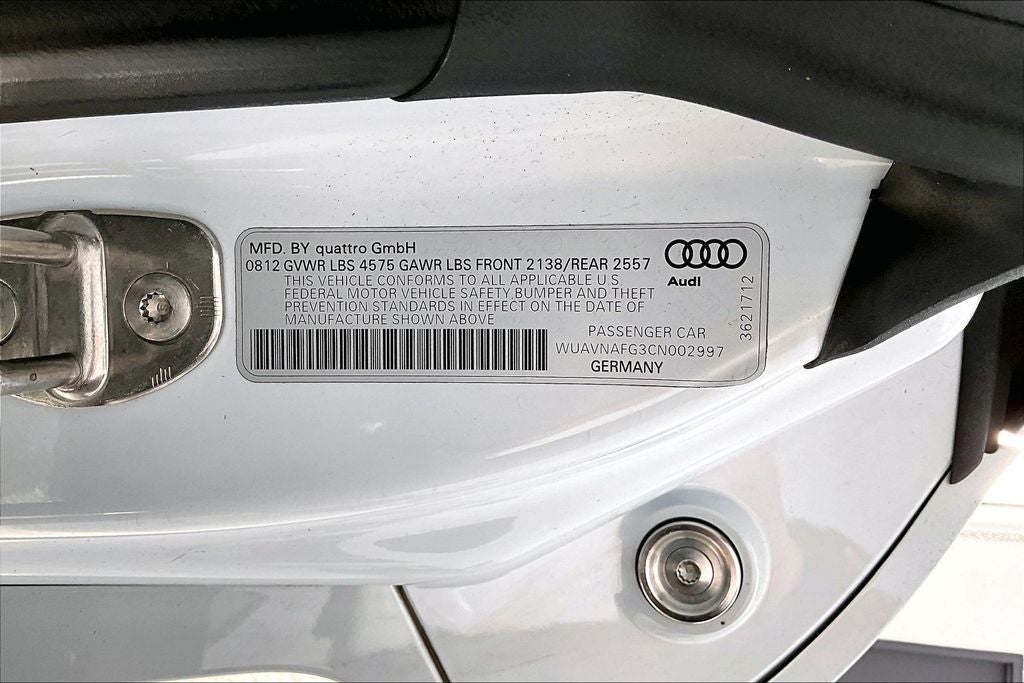 2012 Audi R8 5.2 quattro