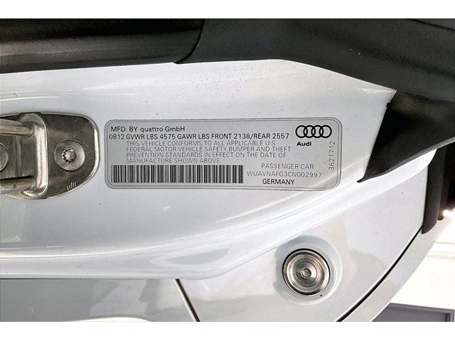 2012 Audi R8 5.2 quattro