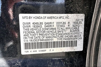 2019 Acura ILX Premium and A-SPEC Packages