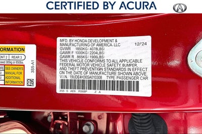 2025 Acura Integra A-Spec Package