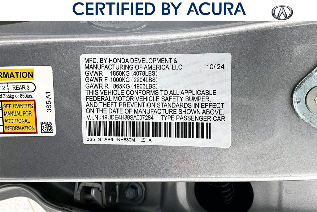 2025 Acura Integra A-Spec Package