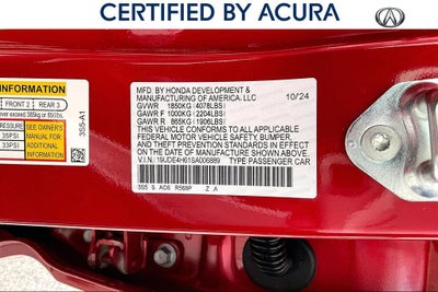 2025 Acura Integra A-Spec Tech Package