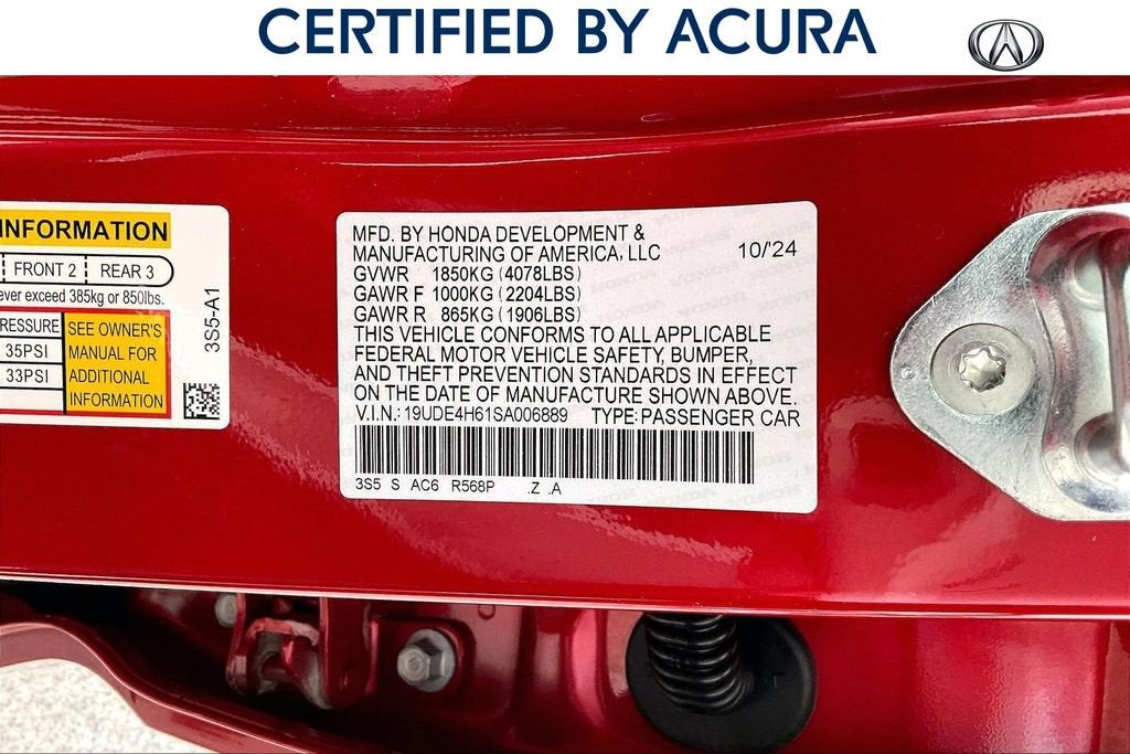 2025 Acura Integra A-Spec Tech Package