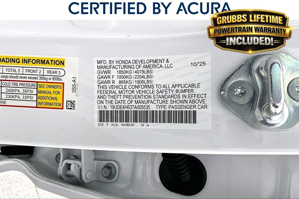 2026 Acura Integra A-Spec Tech Package