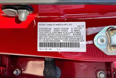 2019 Acura TLX 2.4L Technology Pkg w/A-Spec Pkg