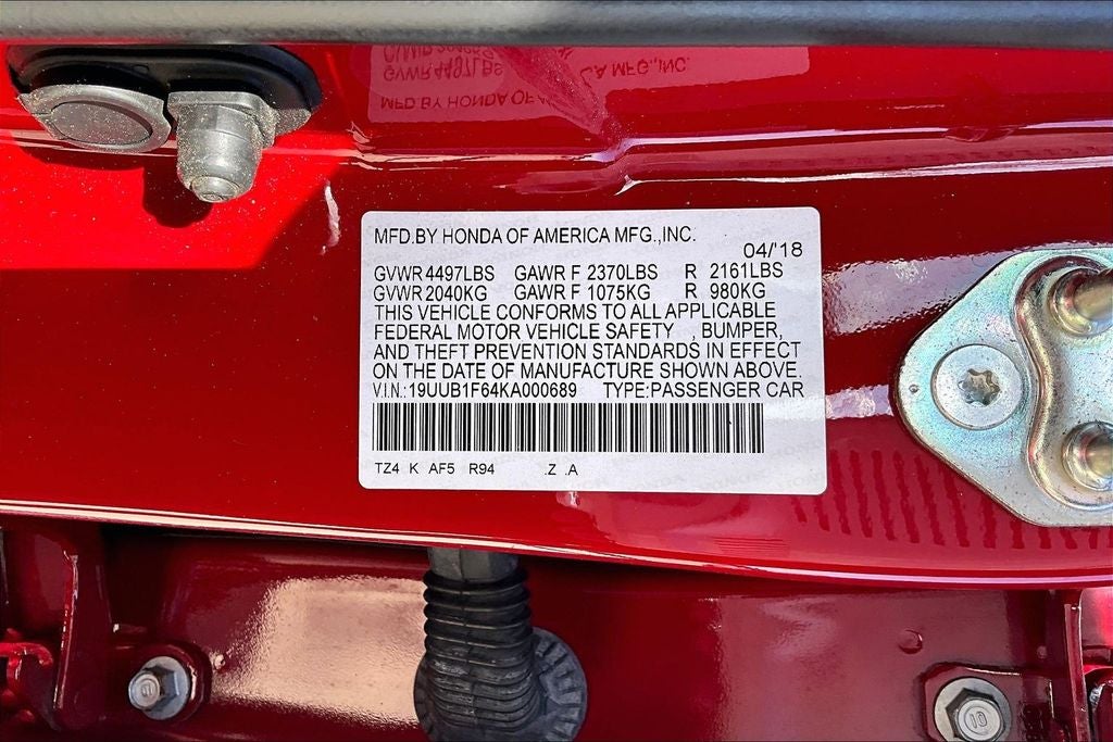 2019 Acura TLX 2.4L Technology Pkg w/A-Spec Pkg