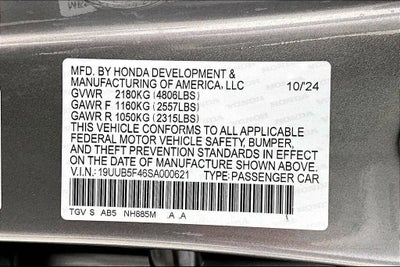2025 Acura TLX Technology Package