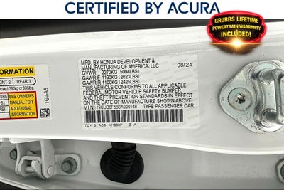 2025 Acura TLX A-Spec Package SH-AWD