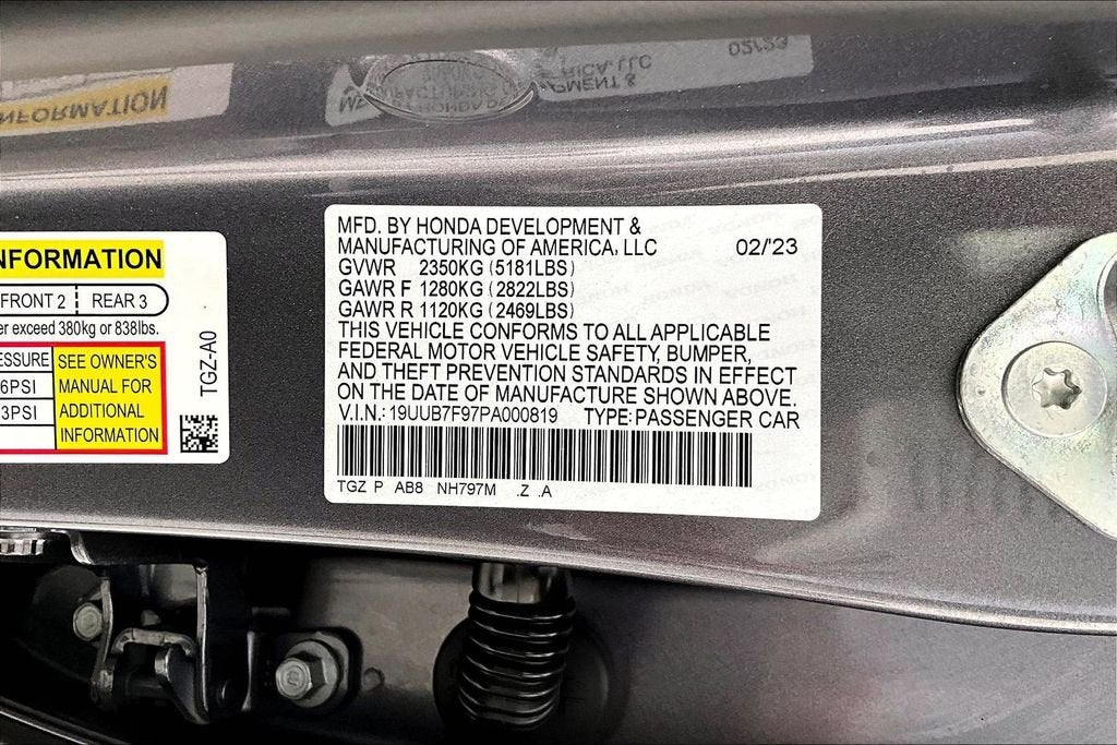 2023 Acura TLX Type S w/Performance Tire