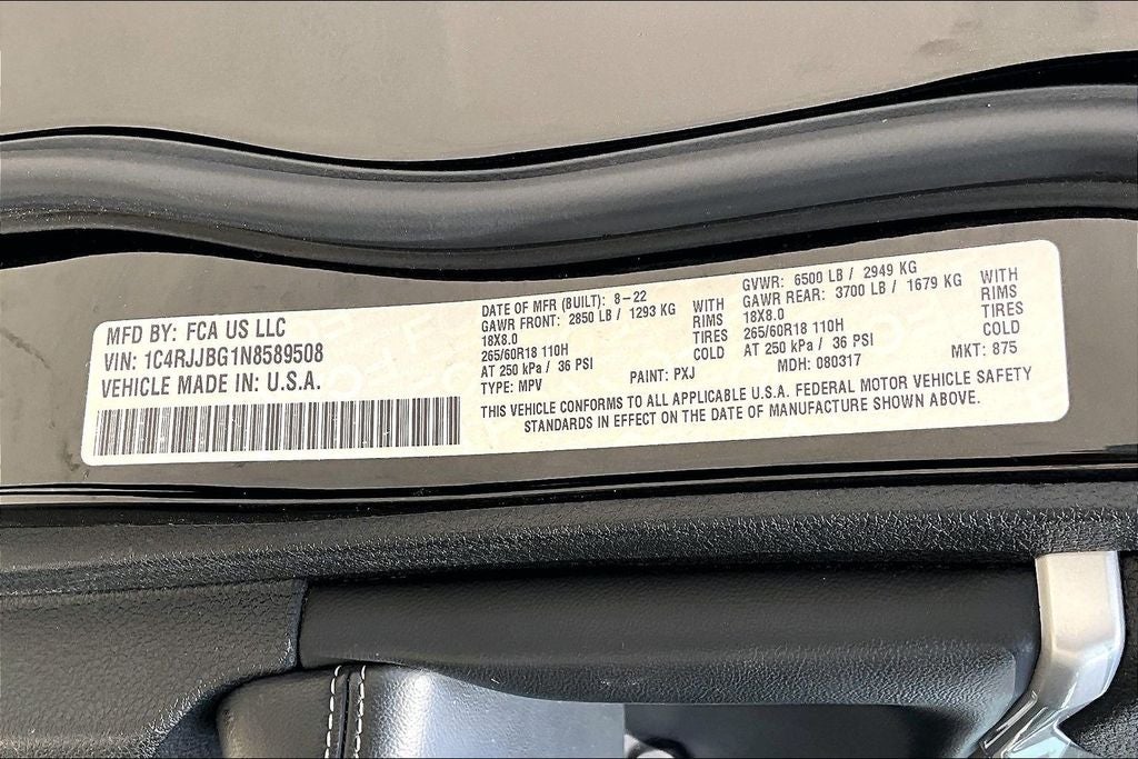 2022 Jeep Grand Cherokee L Limited