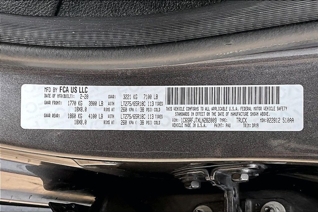 2020 RAM 1500 Laramie