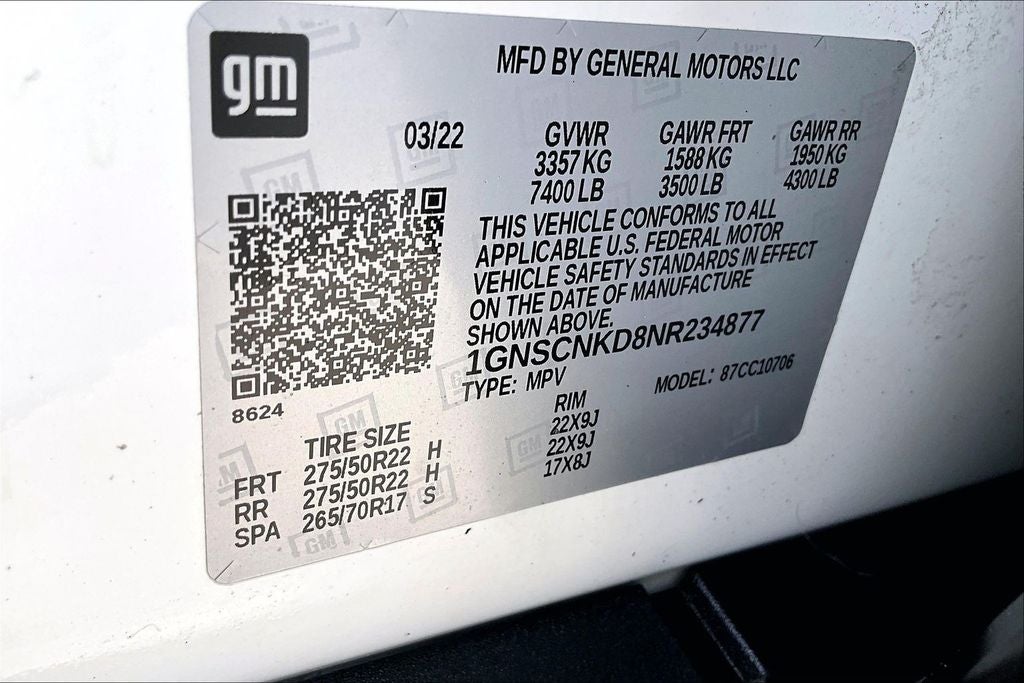 2022 Chevrolet Tahoe LT