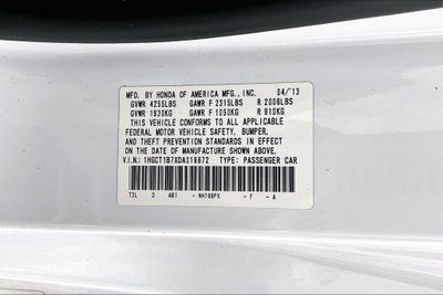 2013 Honda Accord EX