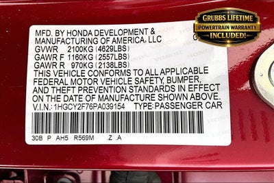 2023 Honda Accord Hybrid Sport-L