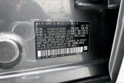 2025 Honda HR-V LX