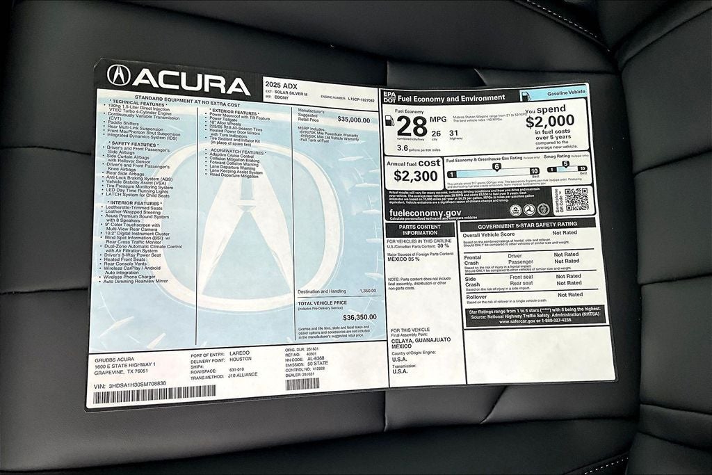 2025 Acura ADX Base