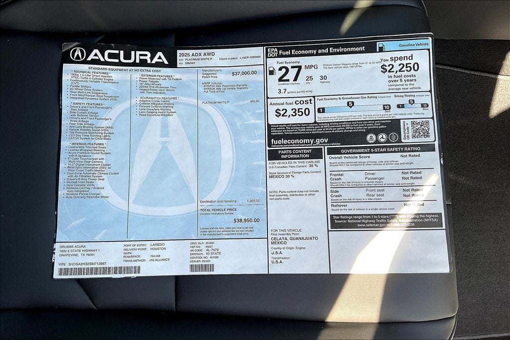 2025 Acura ADX Base