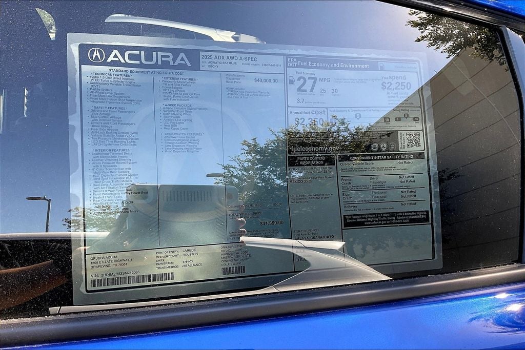 2025 Acura ADX A-Spec Package