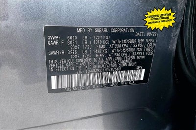 2022 Subaru Ascent Limited