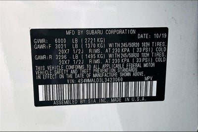 2020 Subaru Ascent Limited