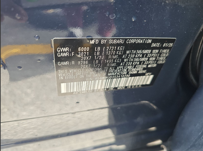 2025 Subaru Ascent Touring