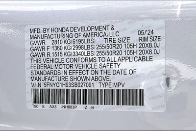 2025 Honda Pilot Black Edition
