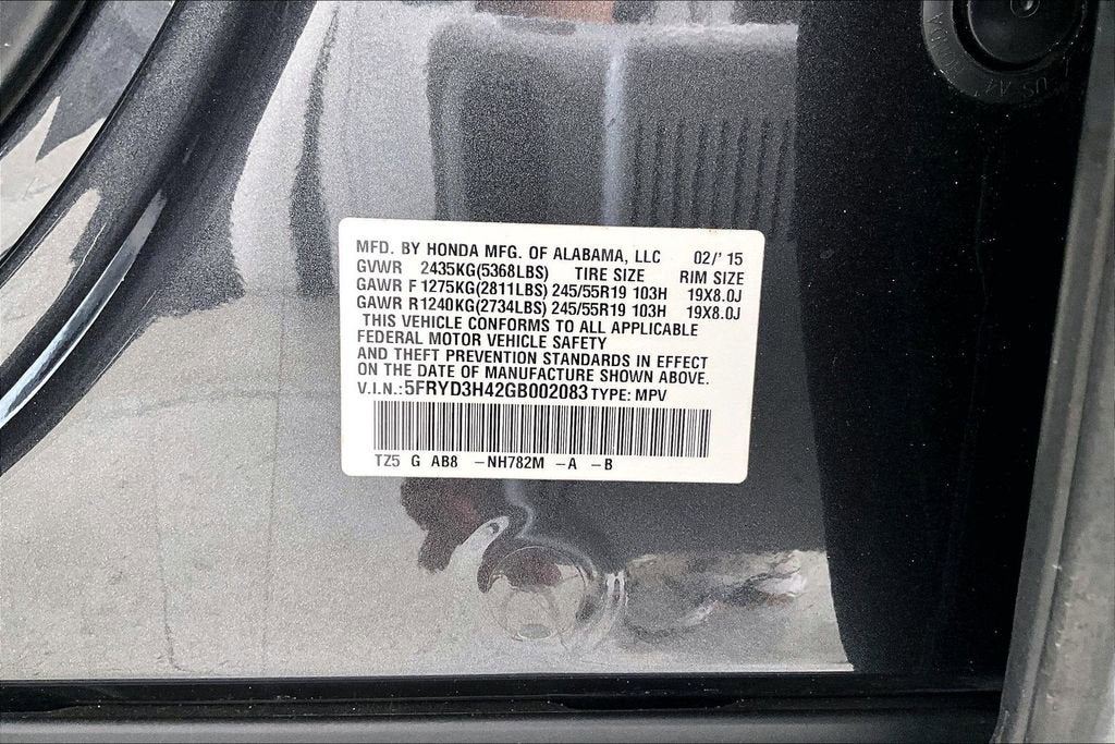 2016 Acura MDX 3.5L w/Technology Package