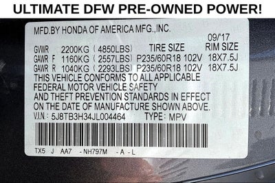2018 Acura RDX Base