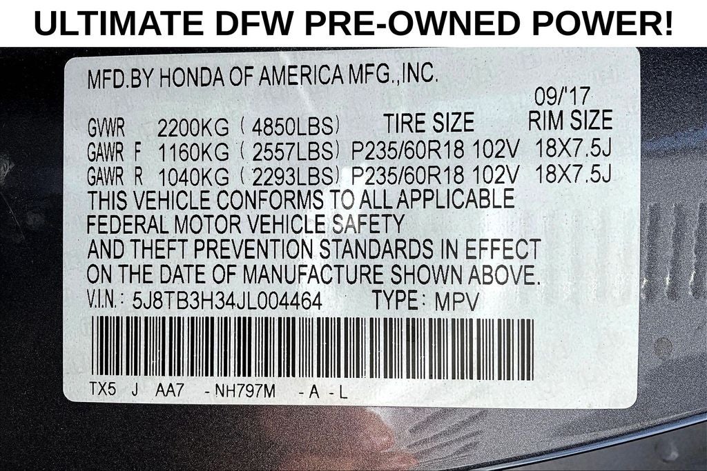 2018 Acura RDX Base