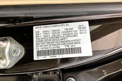 2018 Acura RDX Advance Package