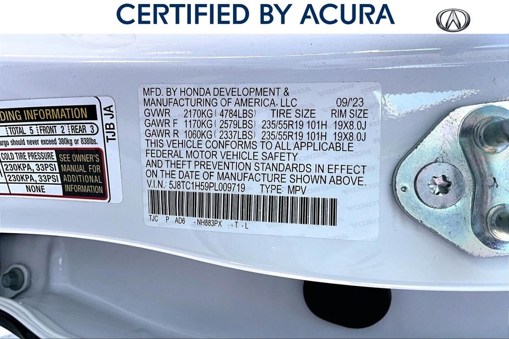 2023 Acura RDX Technology Package