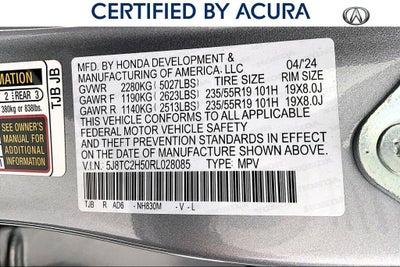 2024 Acura RDX Technology Package SH-AWD