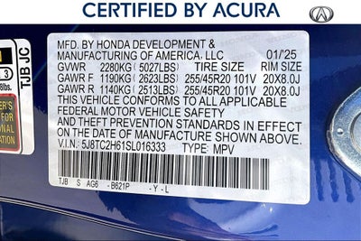 2025 Acura RDX A-Spec Package SH-AWD