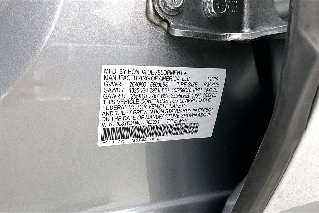 2026 Acura MDX Technology Package