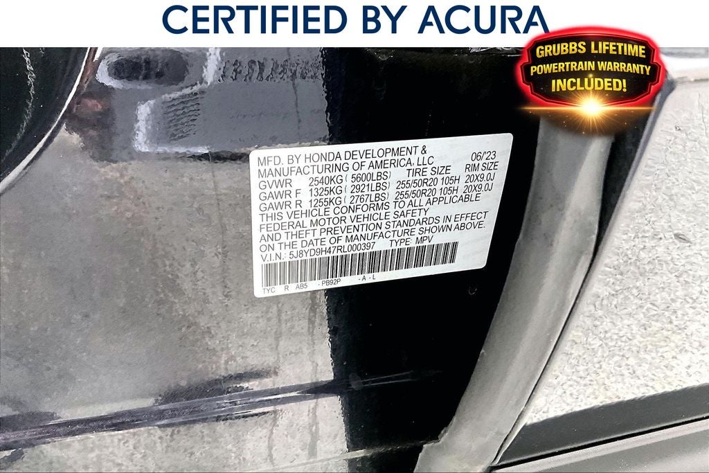 2024 Acura MDX Technology