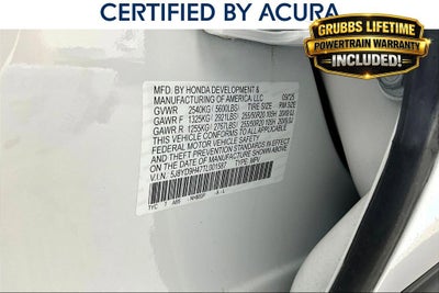 2026 Acura MDX Technology Package