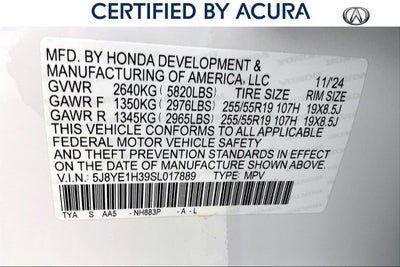 2025 Acura MDX Base SH-AWD