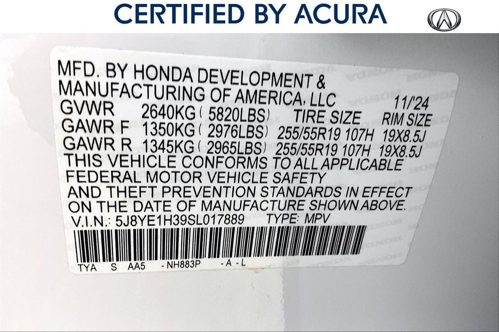 2025 Acura MDX Base SH-AWD