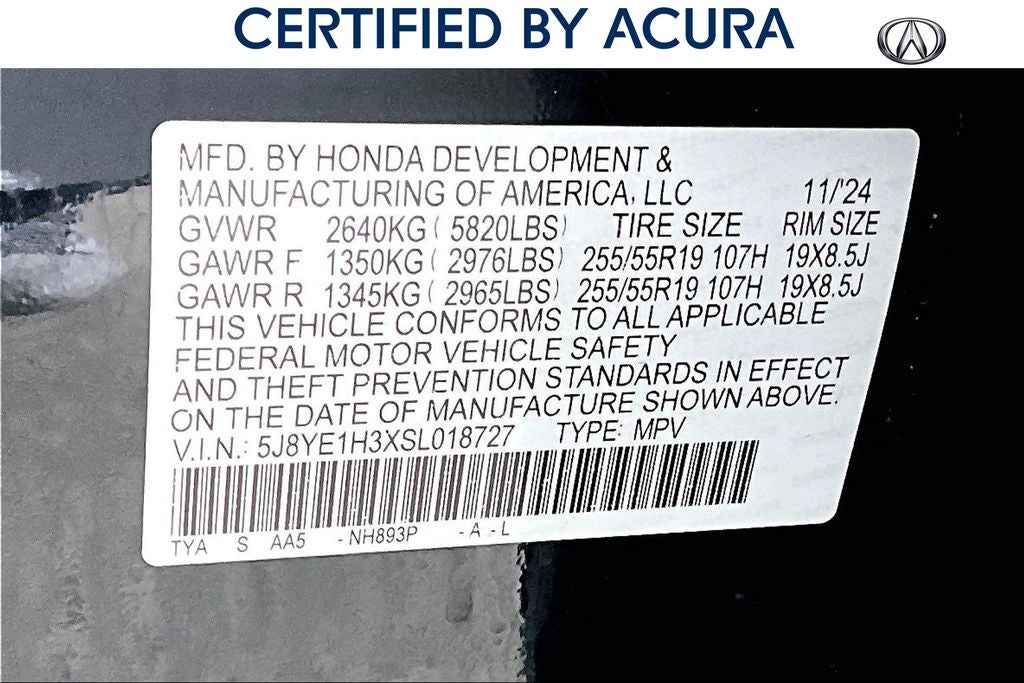 2025 Acura MDX Base SH-AWD