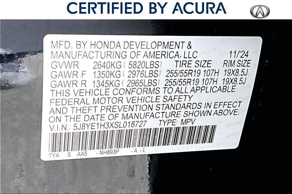 2025 Acura MDX Base SH-AWD