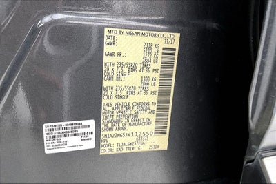 2018 Nissan Murano Platinum