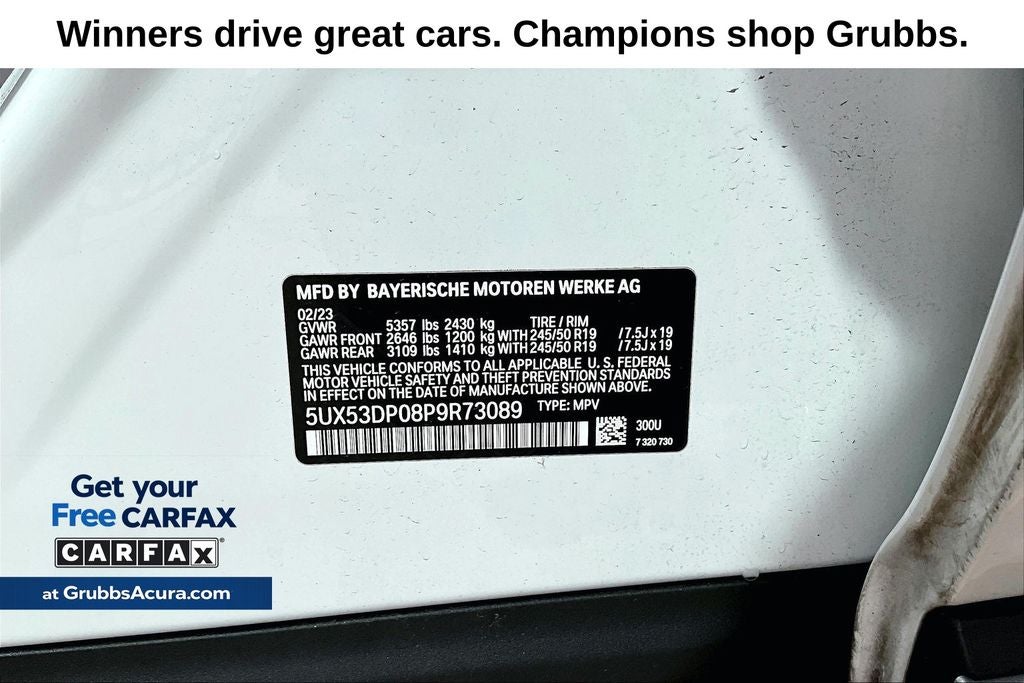 2023 BMW X3 xDrive30i
