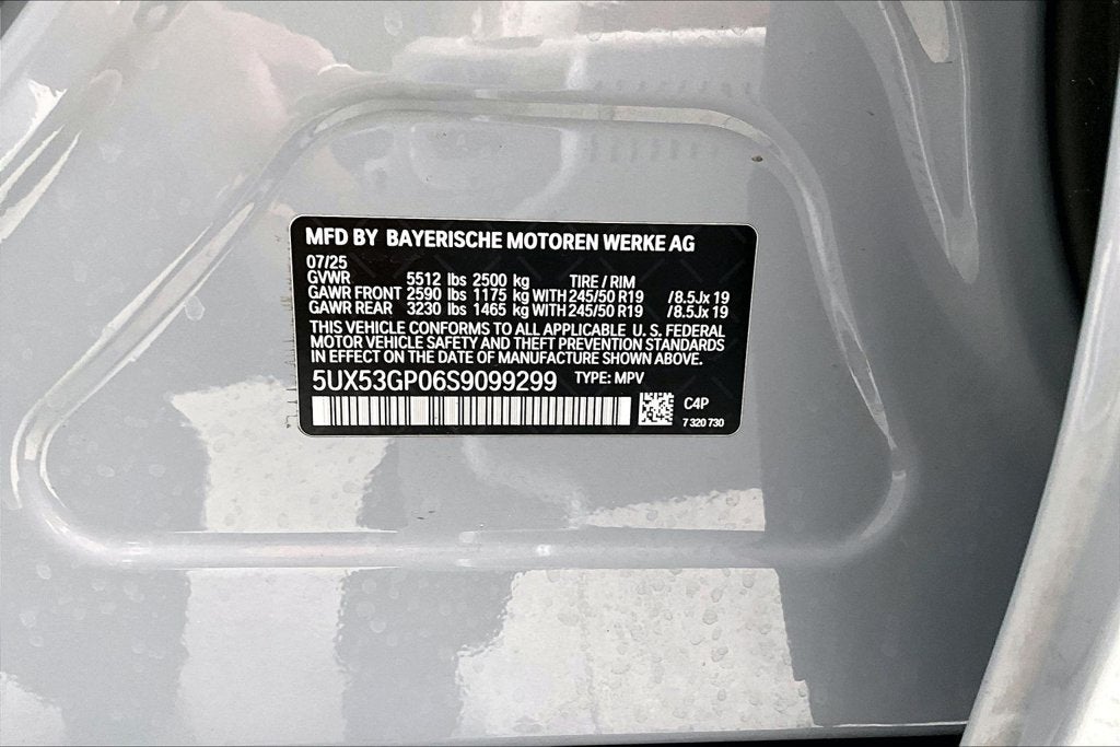 2025 BMW X3 30 xDrive M Sport