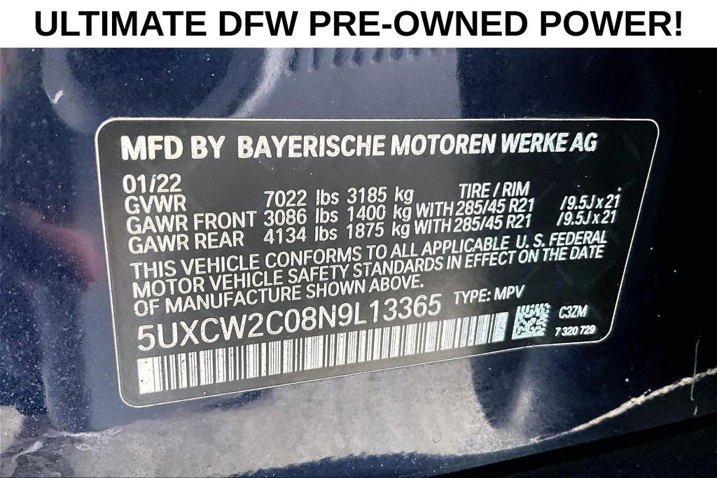 2022 BMW X7 xDrive40i M Sport