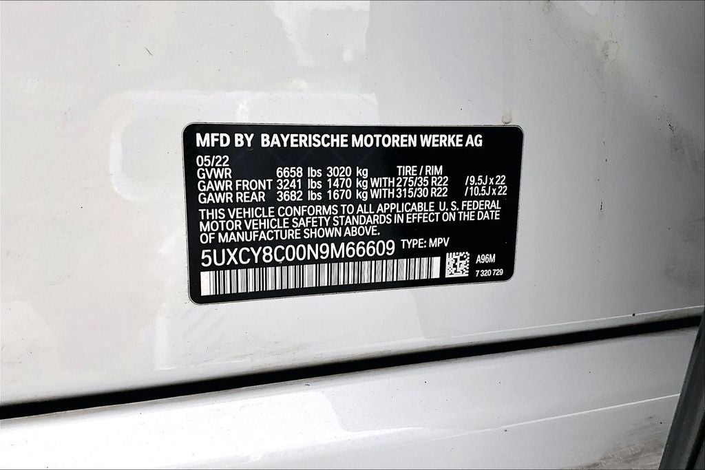 2022 BMW X6 M50i
