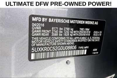 2016 BMW X5 xDrive35i