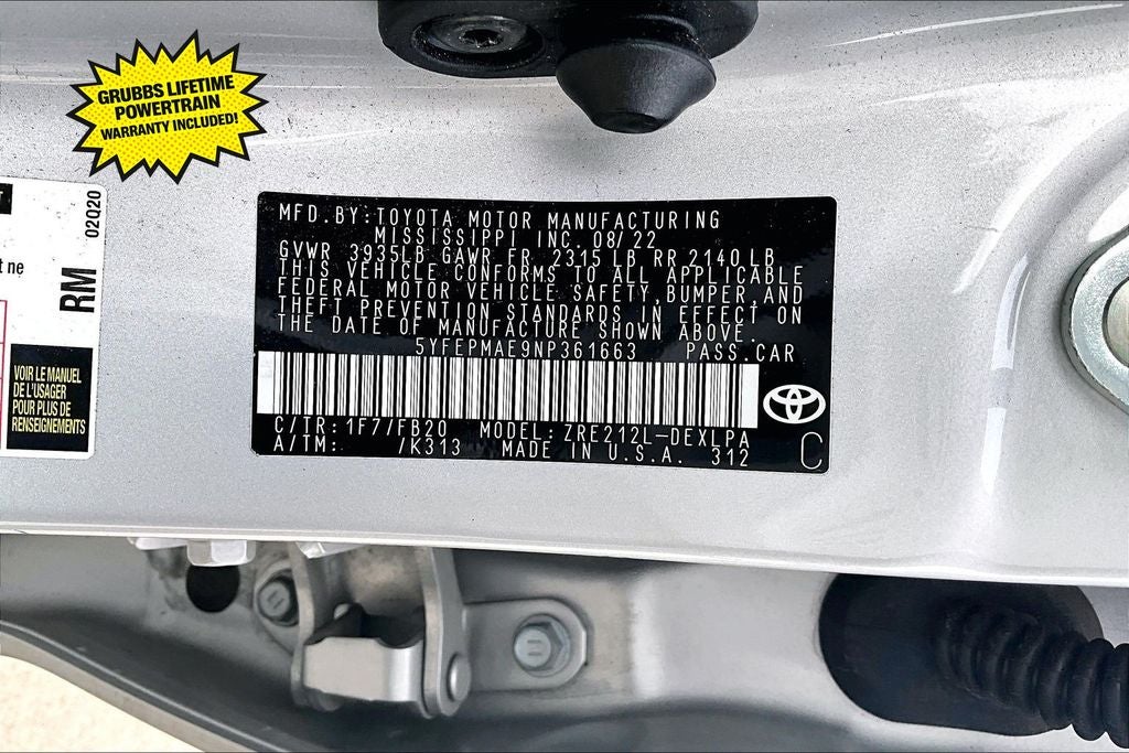 2022 Toyota Corolla LE